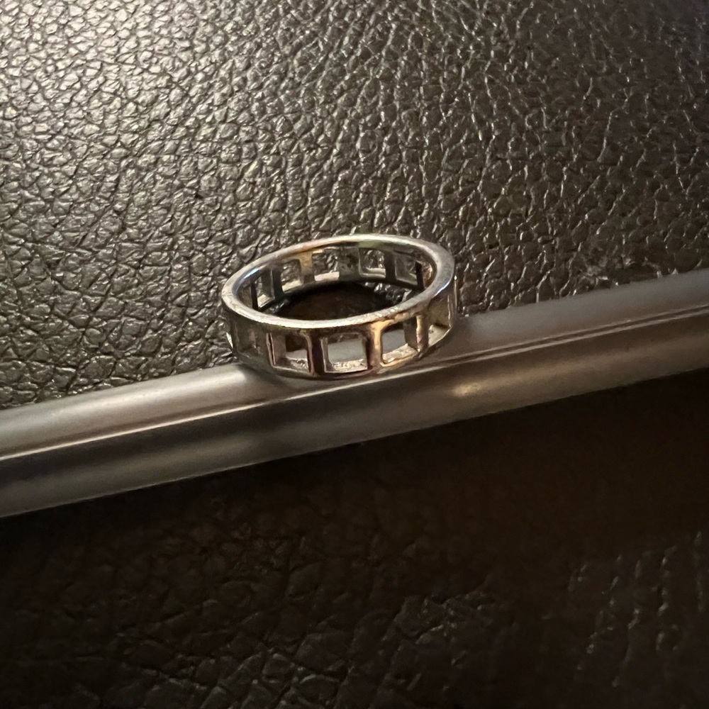 Sterling Silver Geometric Ring